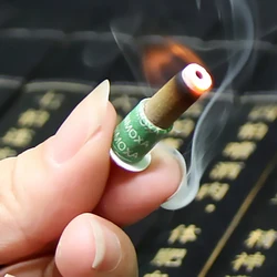 180 sztuk Mini Moxibustion Tube Moxa naklejki dzikie Mugwort ciepłe Meridian punktów akupunktury ogrzewanie terapia masażem ulgę w bólu