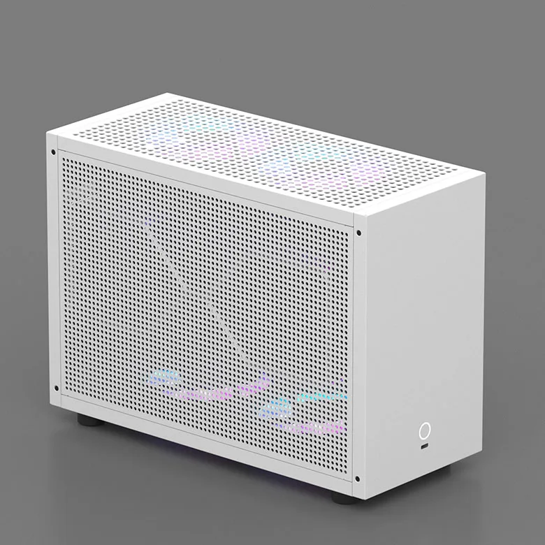 M6p Metal Case Pirate Ship PC A4 sfx Silver Xin Mini 240 Water Cooled itx Transparent Case