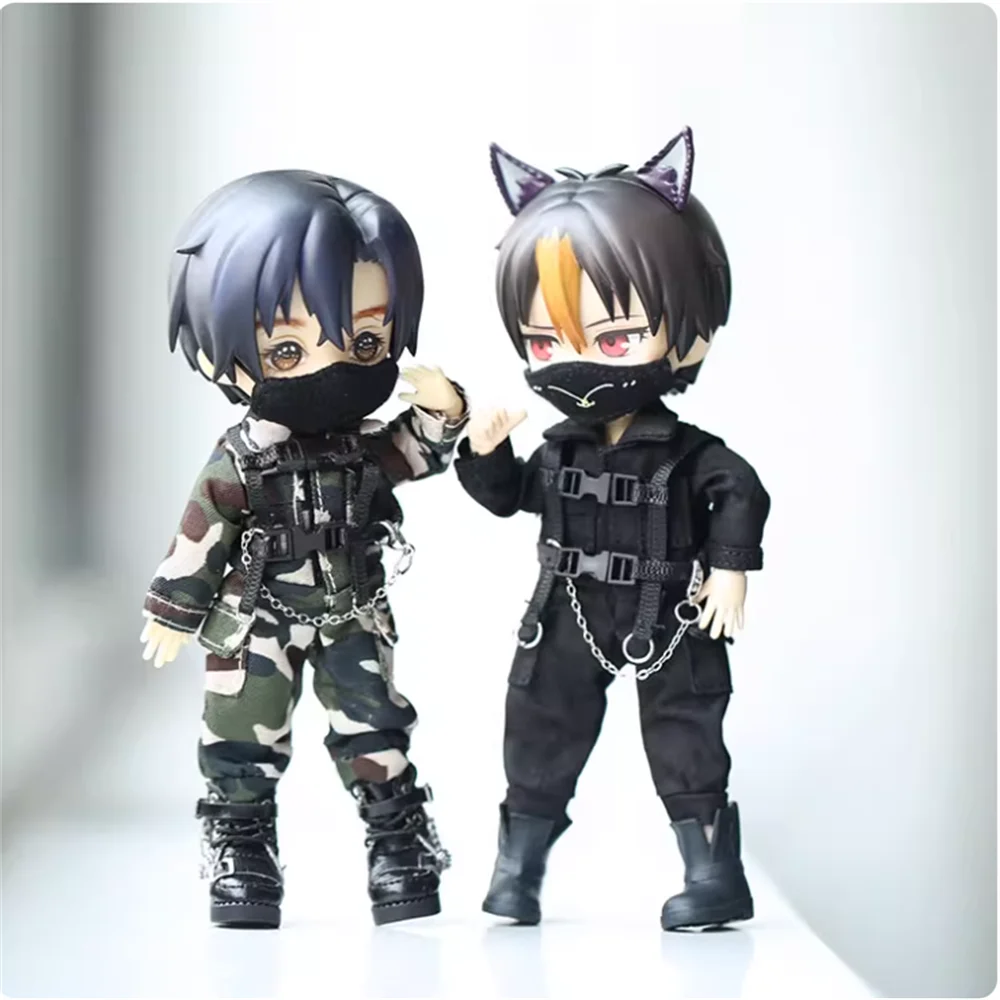 

Snail 1/12 12 Points OB11 Clothes Alpha Camouflage Combat Jumpsuit Clothing Set Model YMY Molly Ufdoll BJD Body In Stock