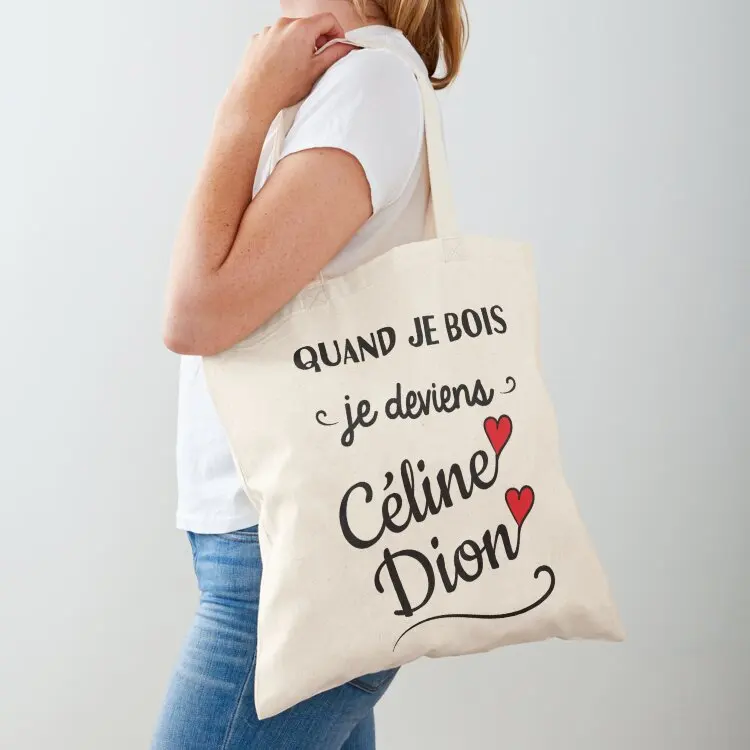 

humor Cline Dion Tote Bag shopper bags Gift bag Women's shopping bag great
