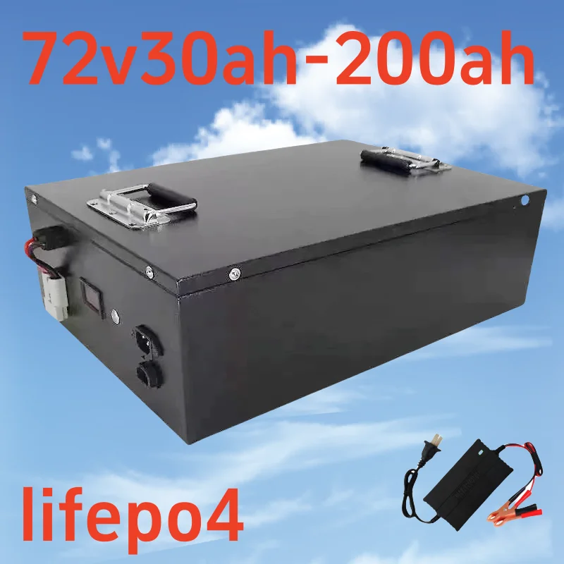

72V 50Ah80Ah 100Ah 120Ah 150Ah 200Ah Lifepo4 battery pack bluetooth BMS APP for 5000W 8000W Van Golf cart Motorcycle Minicar