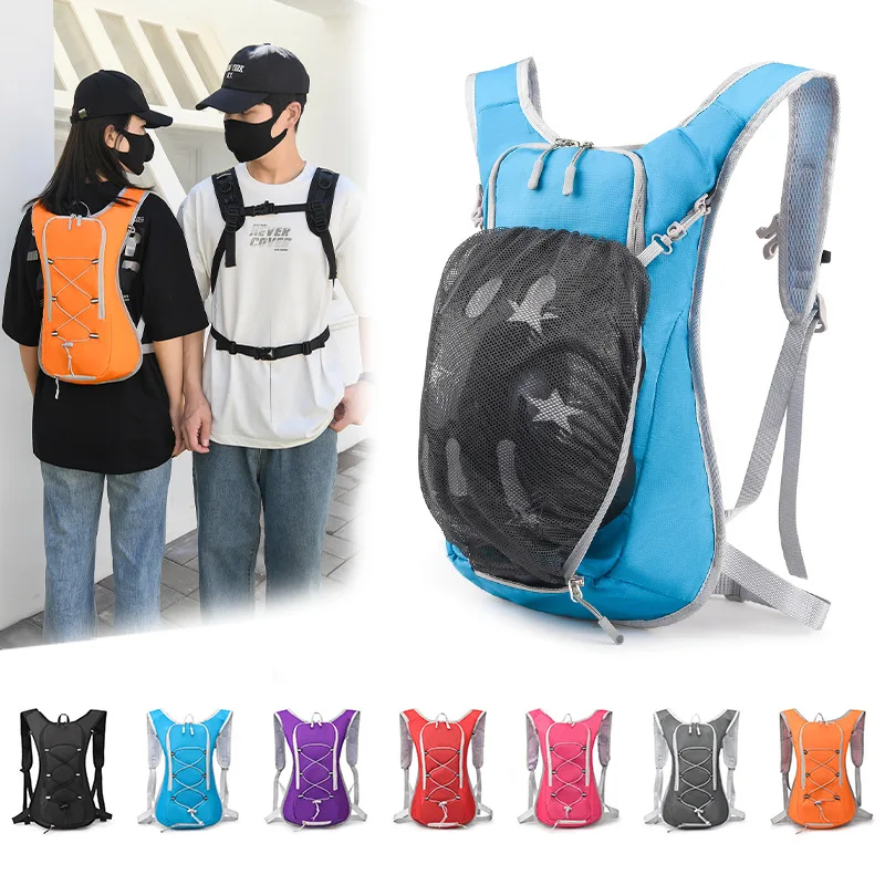 Bike Cycling Backpack Running Hydration Water Bag Knapsack Hiking Pack Mountain Climbing Waterproof Bladder Rucksack Ultralight