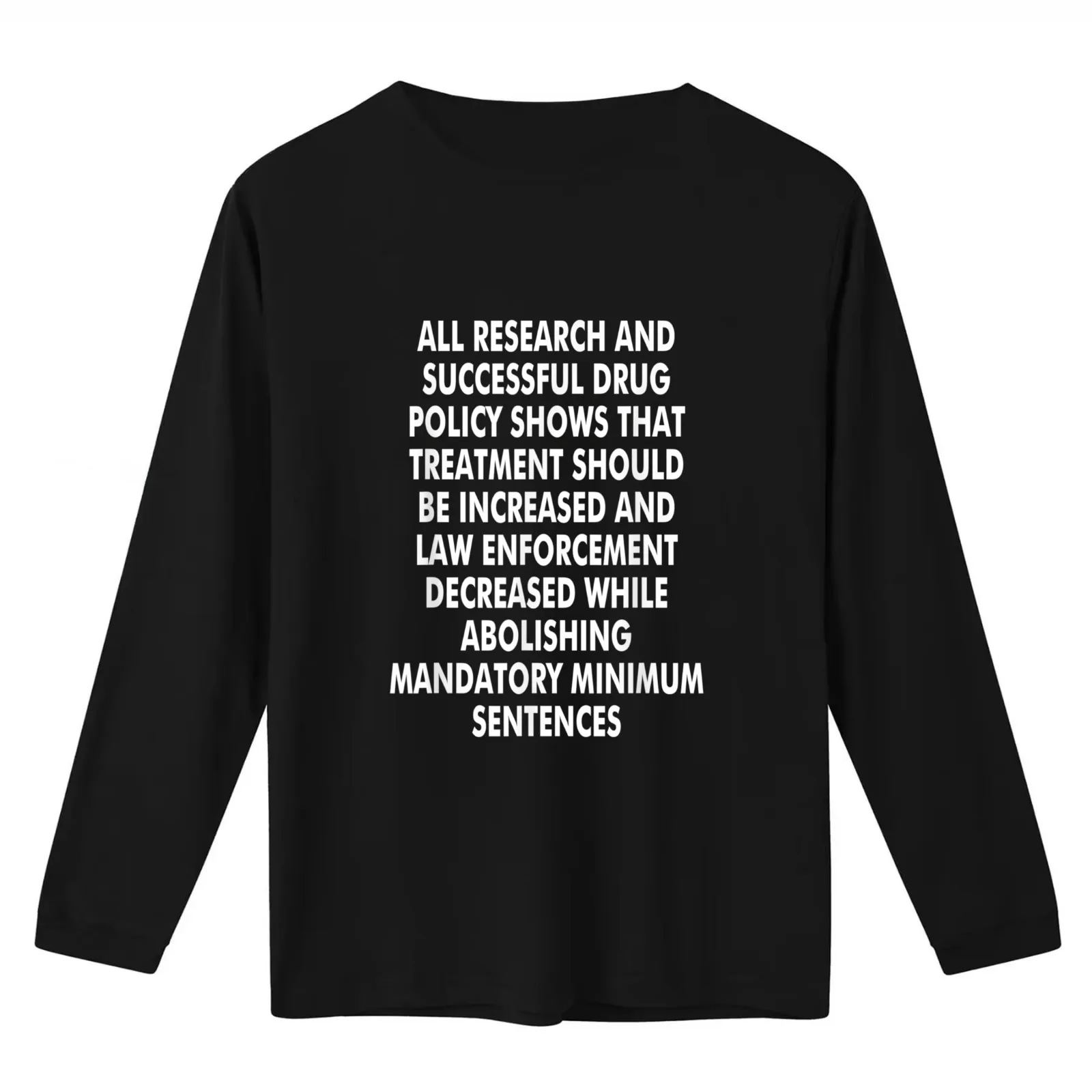 all research and successful drug policy t shirt T-Shirt Summer Casual Cotton Tee Unisex Men Women