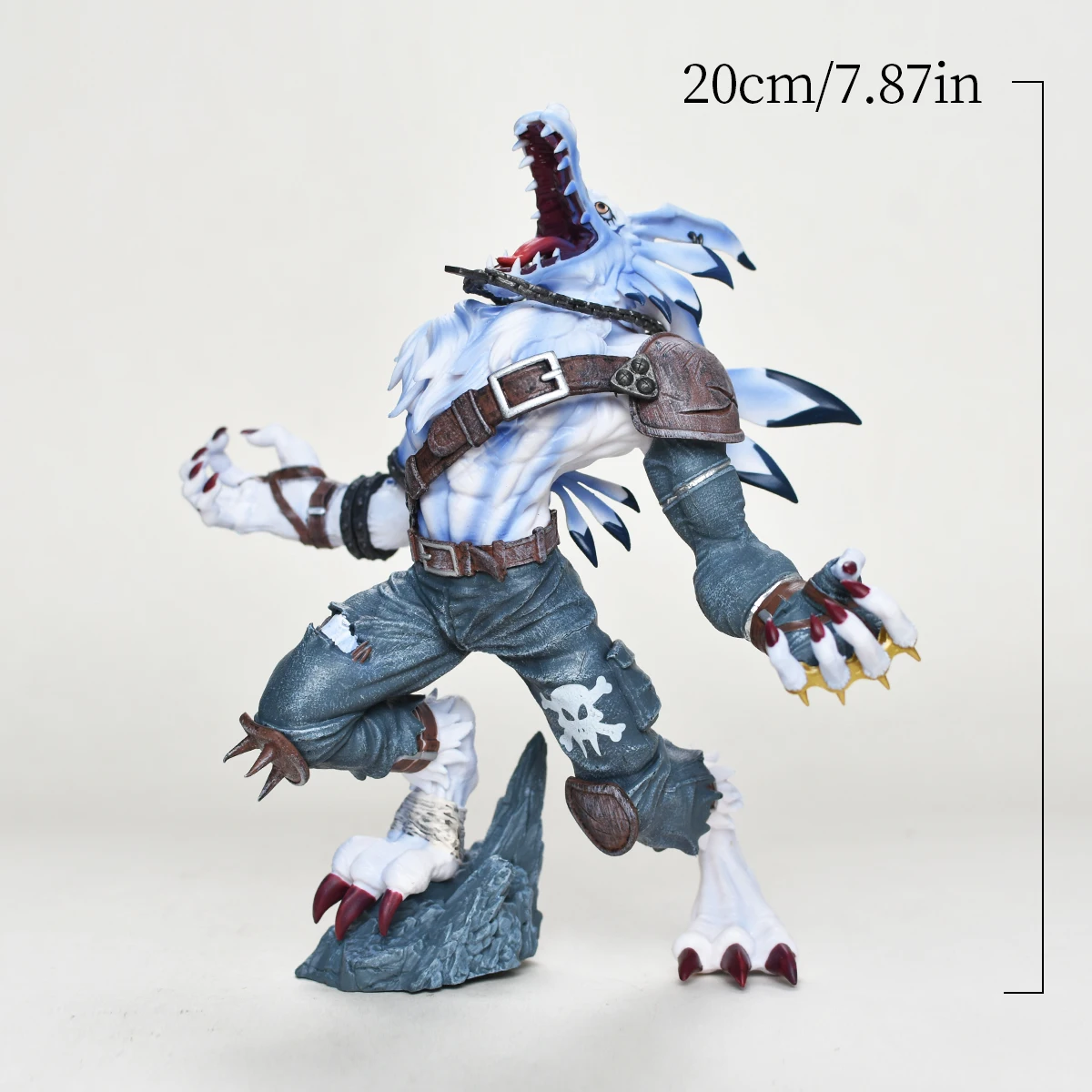 Anime Digimon Adventure Figure Were Garurumon Action Figure Pvc Statue Desktop Ornament Collection Model Toys Gifts