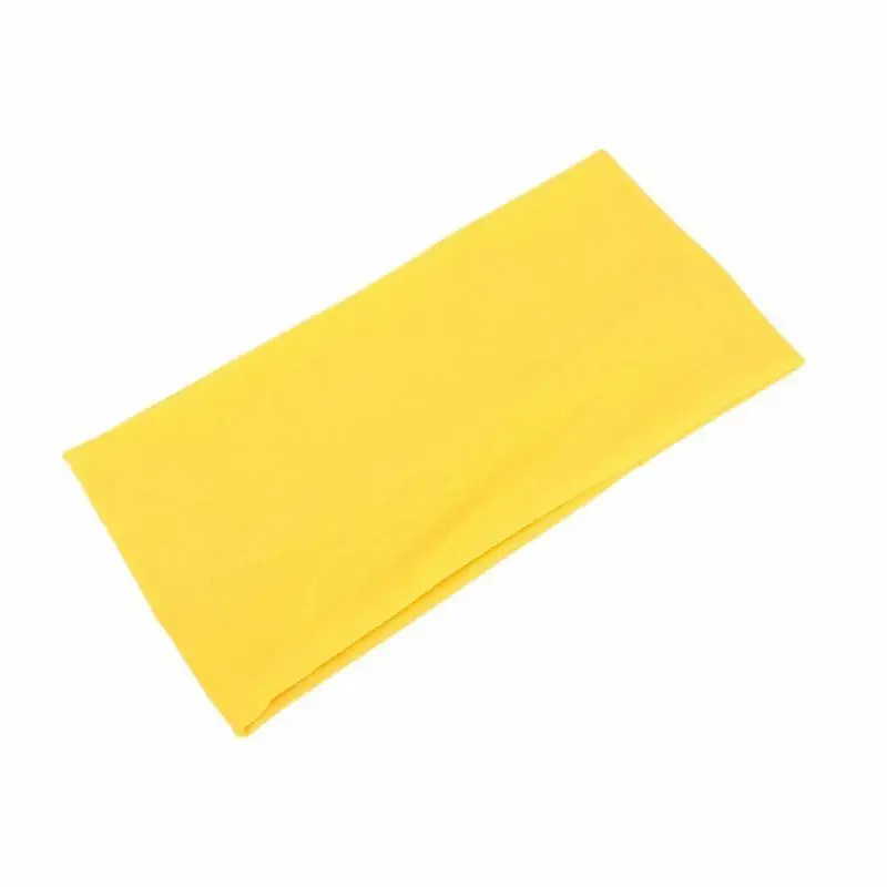 Unisex einfarbiges, verbreitertes, elastisches Yoga-Übungs-Stirnband, Laufen, Radfahren, Outdoor-Sport, Schweißband – Detail 16