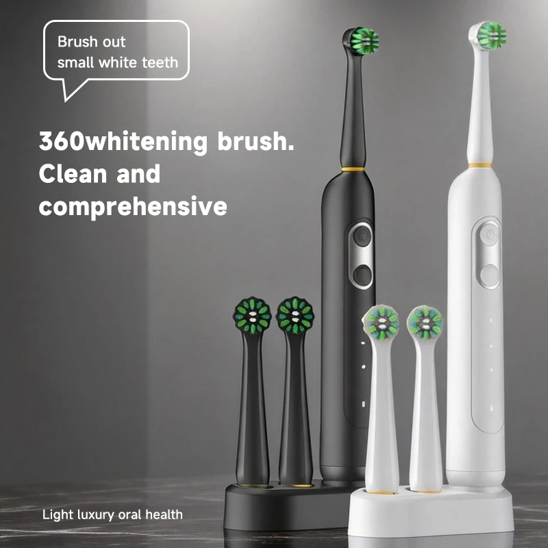 Rotating electric toothbrush induction charging, waterproof, high-performance motor,3 modes 70 day battery life