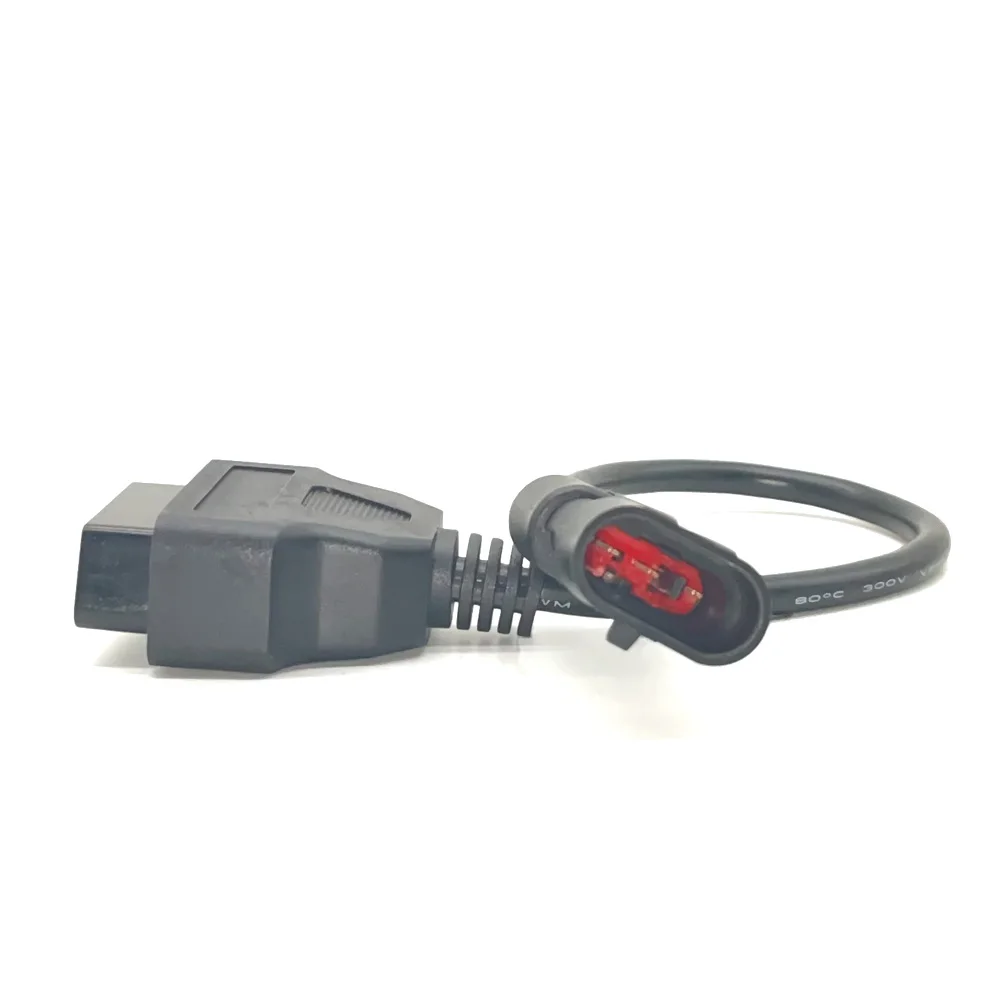 For CFMOTO 3Pin to OBD 16 Pin Adapter Motorcycle OBD Diagnostic Cable