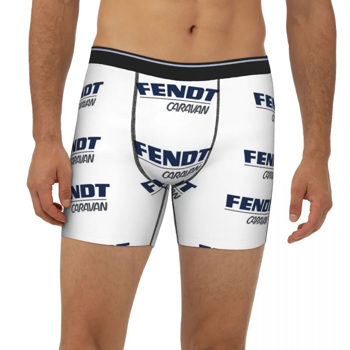 

Fendt Caravan Long Boxer Underpants Short Male Panties Soft Underwear for Homme Man Boyfriend Gift