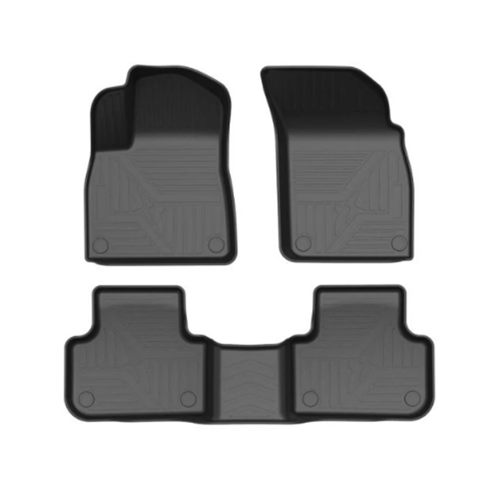 

For Audi Q8 2019-2023 Auto Car Floor Mats All-Weather TPE Foot Mats Odorless Pad Waterproof Tray Mat Interior Accessories