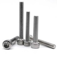 5/10pcs DIN912 M3 M4 M5 M6 M8 Lengthened Long 100mm A2 304 Stainless Steel Hexagon Hex Socket Cap Head Screw Allen Bolt