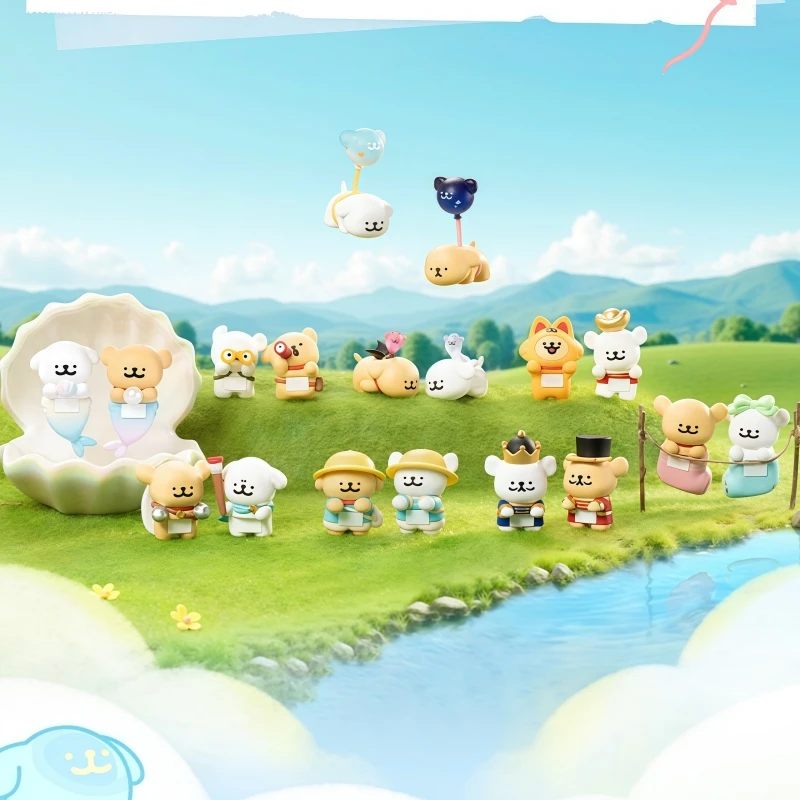 

Набор коллекционных игрушек-сюрпризов Maltese PupSnap Series: милые щенки с клейким основанием для крепления, украшение для автомобиля и рабочего стола, забавный подарок