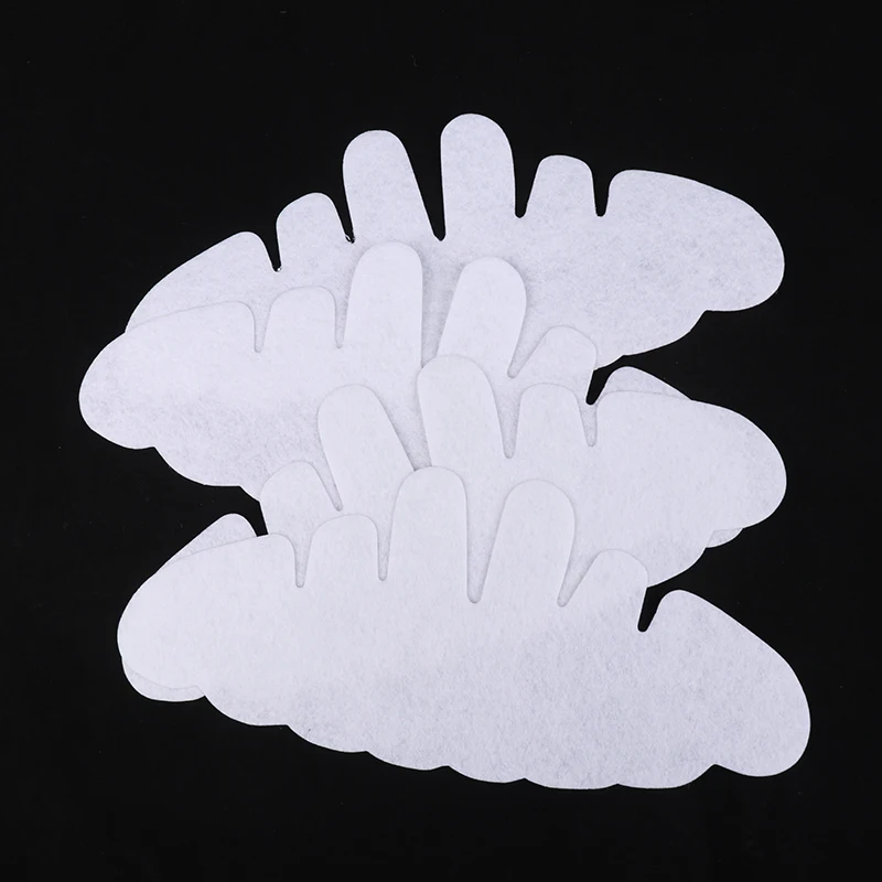 10 pezzi cappello fodera per il sudore scudi estate assorbente del sudore previene le macchie fasce protettive per berretto da golf da baseball cuscinetti anti-sporco