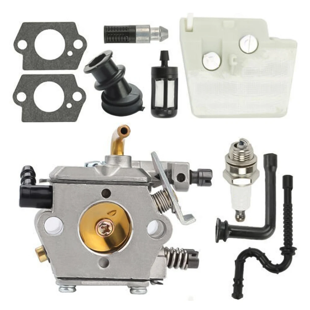 Carburetor Kit For MS260 MS240 024 026 Chainsaw With WT-194 For Carb Replacement Parts Garden Power Tool Accessories