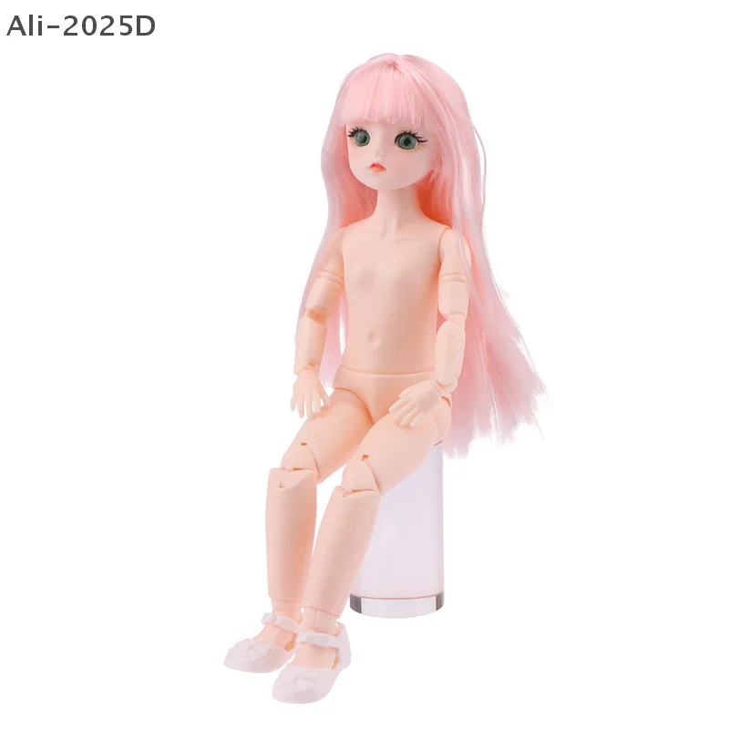 

2025 1Pc 1/6 Doll 30cm BJD Doll Removable Joints Body Doll Toy Nude Haploid Multiple 3D Eyes Doll Toys for Girls Birthday Gift