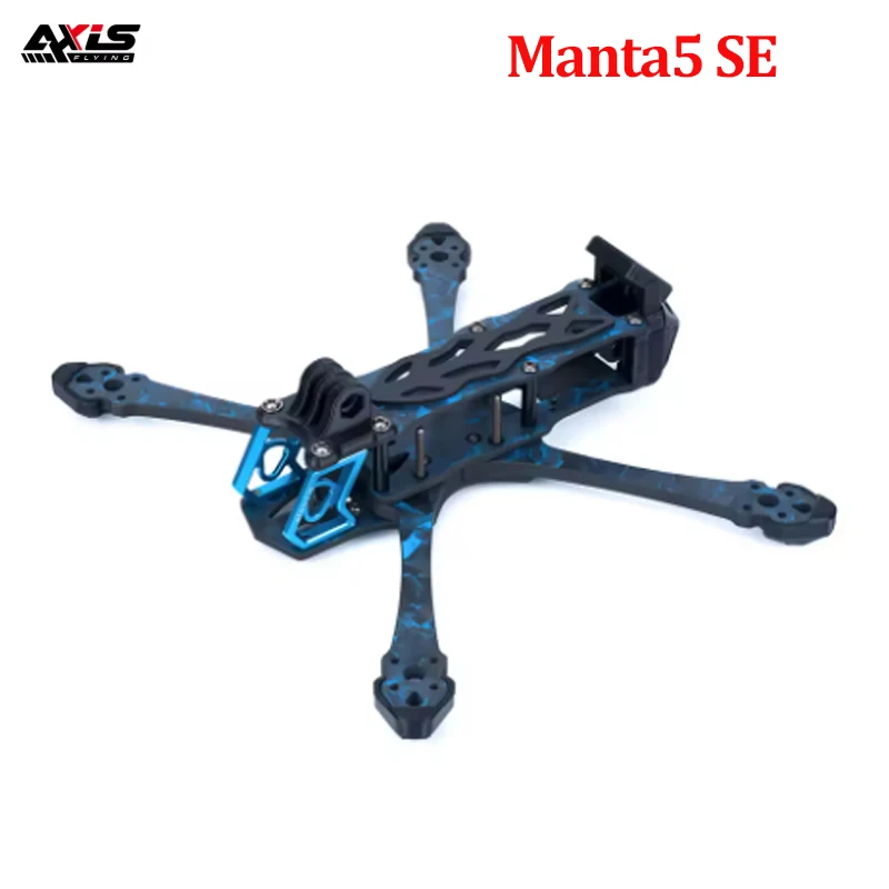 مجموعة إطارات الطائرة بدون طيار Axisflying Manta5 SE FPV إطار Squashed-X لطائرة بدون طيار ذات المدى الطويل السينمائي