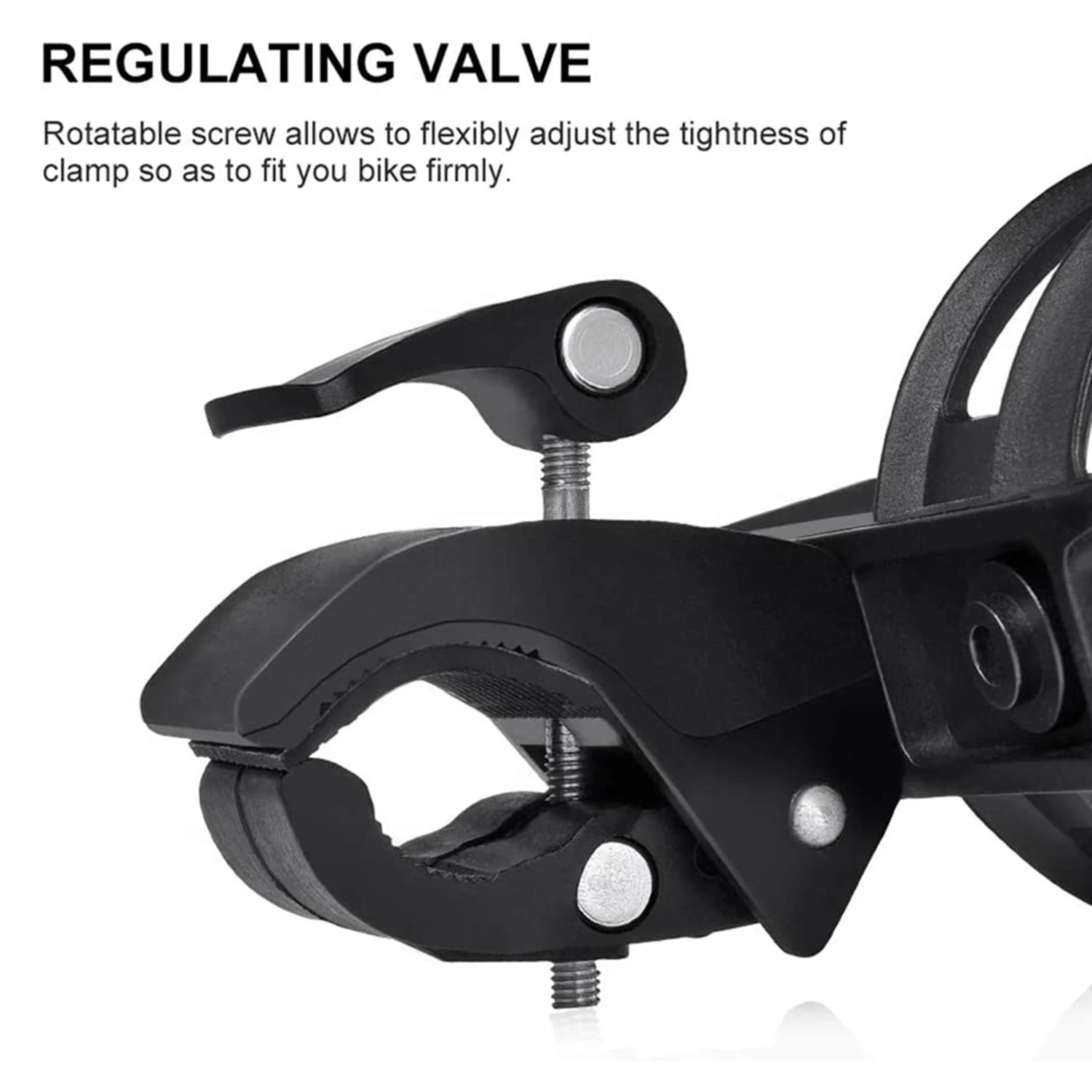 B48B-Buckle رف زجاجة المياه دراجة هوائية جبلية في الهواء الطلق ركوب حامل الكأس مع دراجة المقعد الخلفي وسادة مسند الذراع مسند القدمين مجموعة #4