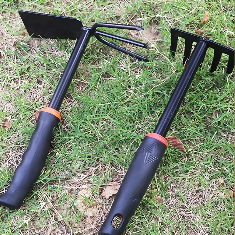 

Garden Shovel Rake Double-Sided Cultivator Plant Hoe Spade Bonsai Tools for Garden Flower Potted Plant Digging Weeding Soil Rake