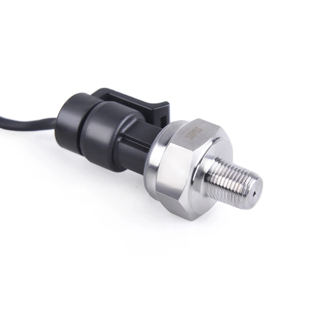 0-15 PSI Electronic Fuel Pressure Gauge With 1/8 Npt Sensor Fuel Pressure Red Display Digital Ultra-Thin Gauge