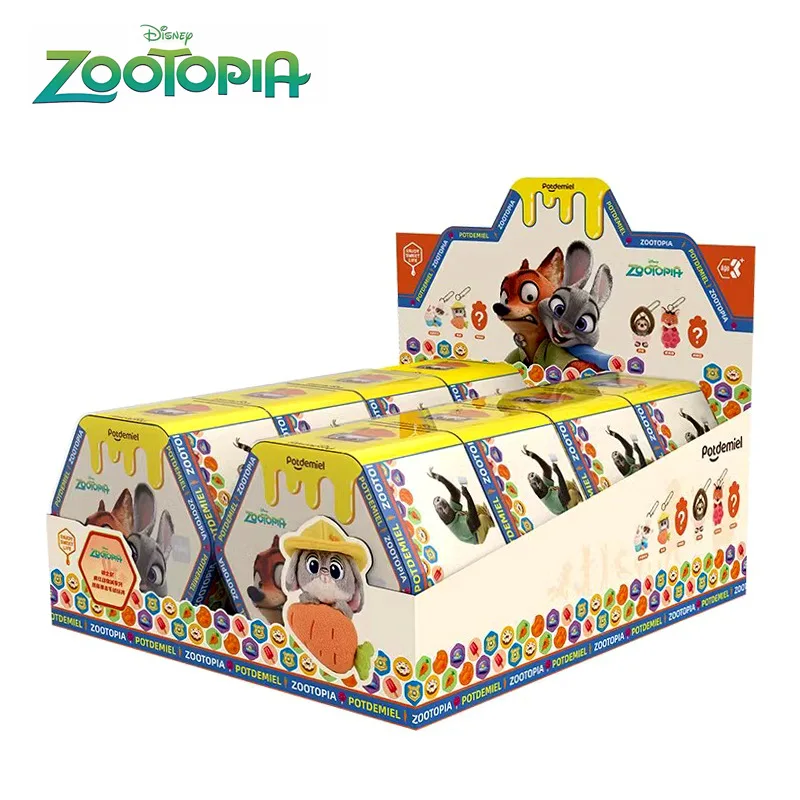 Miniso حقيقية ديزني Zootopia Judynick ليوبارد ضابط الحلو النقدية القتال أفخم صندوق أعمى قلادة المرأة أفخم قلادة