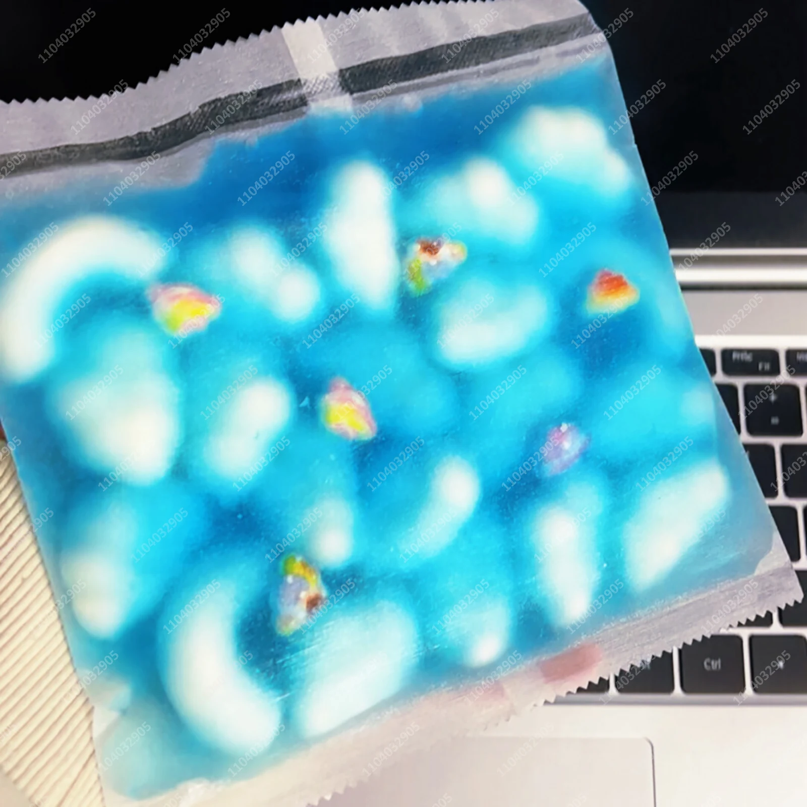 Crispy Squishy Pouch Handmade Crispy Pouch Crackling Wax Balls Squeeze Bag Stress Relief ASMR Pop Sound Fidget Toys for Adults