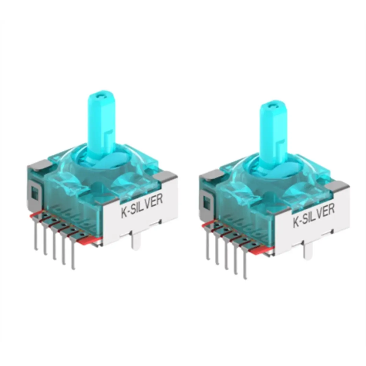 A64I 2pcs K-SILVER JS16 TMR Electromagnetic Joystick Thumbstick for G8/G7Pro 3 Pro 2.4G