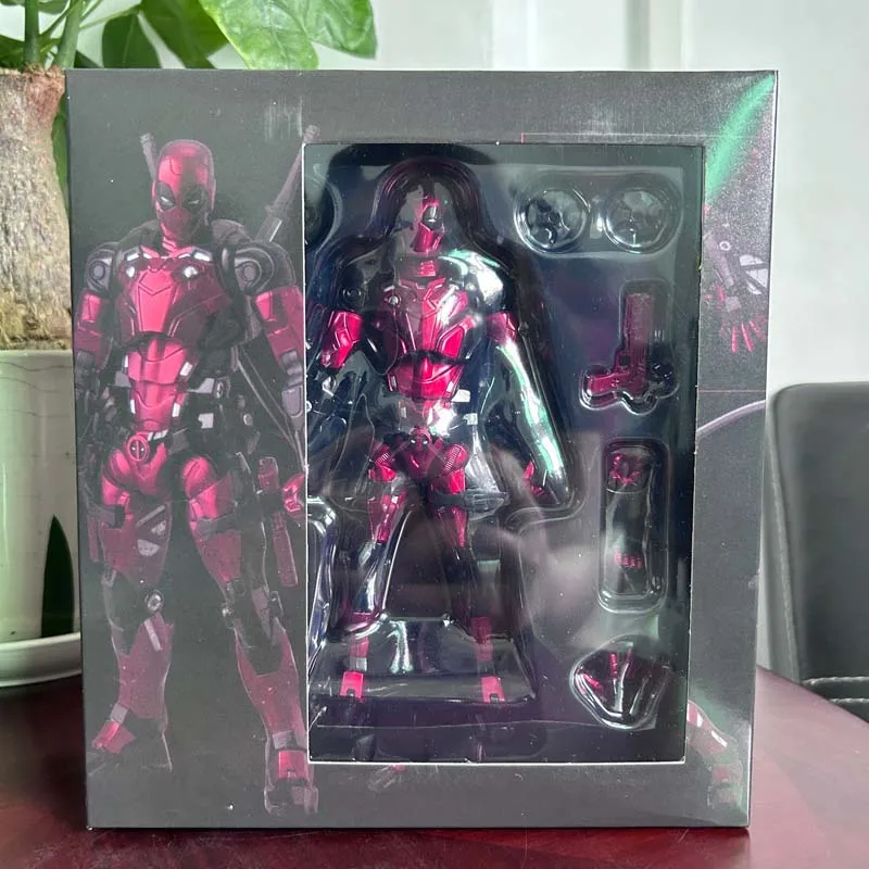 ألعاب نموذج مجموعة شخصيات الحركة ، درع القتال الحارس ، الرجل الحديدي ، سبايدرمان ، ديدبول ، واد ، وينستون ، ويلسون