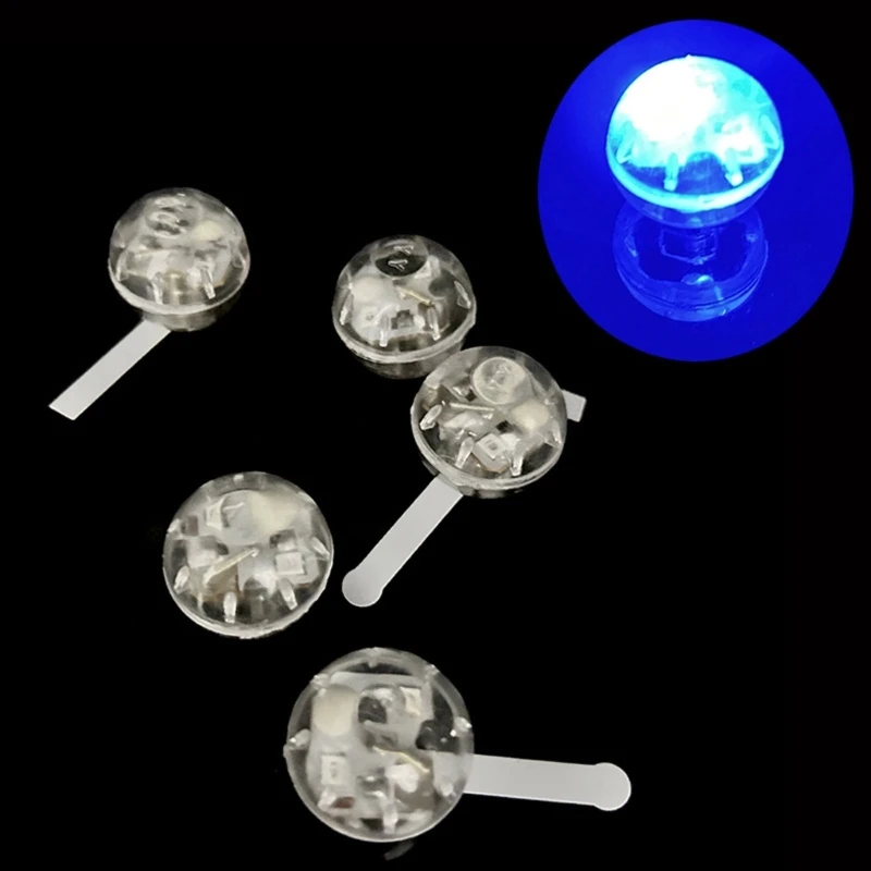 50pcs Glow Up Ball Lamps Vibration LED Toy Supplement Lights Festival Accessory