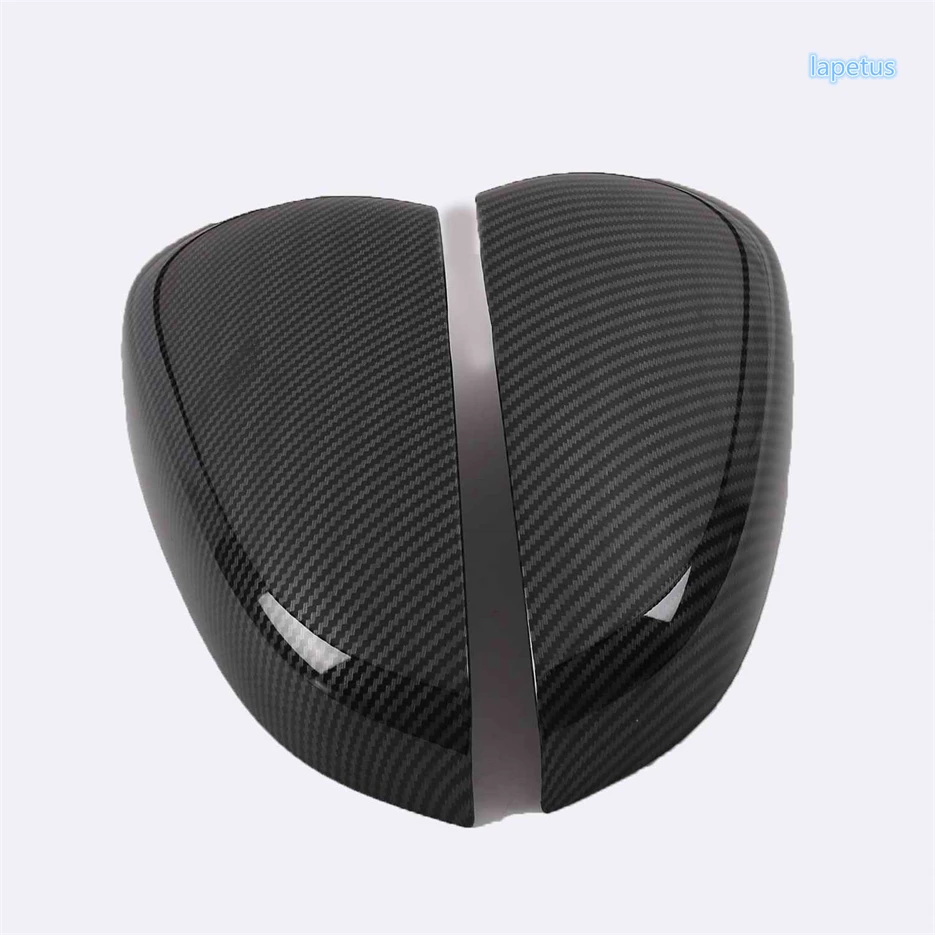 

Side Door Rearview Mirror Decor Cap Shell Cover Trim For Citroen C5 Aircross 2018 - 2024 ABS Chrome / Carbon Fiber Accessories