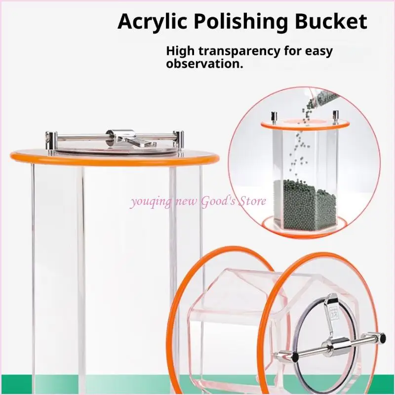 

57QA Multipurpose Rotary Polishing Barrels Suitable For Glass Metal Jewelry Surfaces Treatments