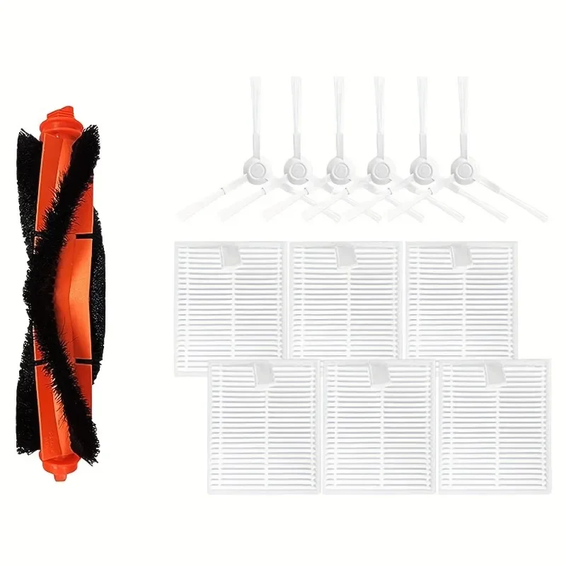 kit-de-substituicao-de-13-pecas-para-aspirador-de-po-robotico-xiaomi-s20-d106--inclui-1-escova-principal-6-escovas-laterais-e-6-filtros