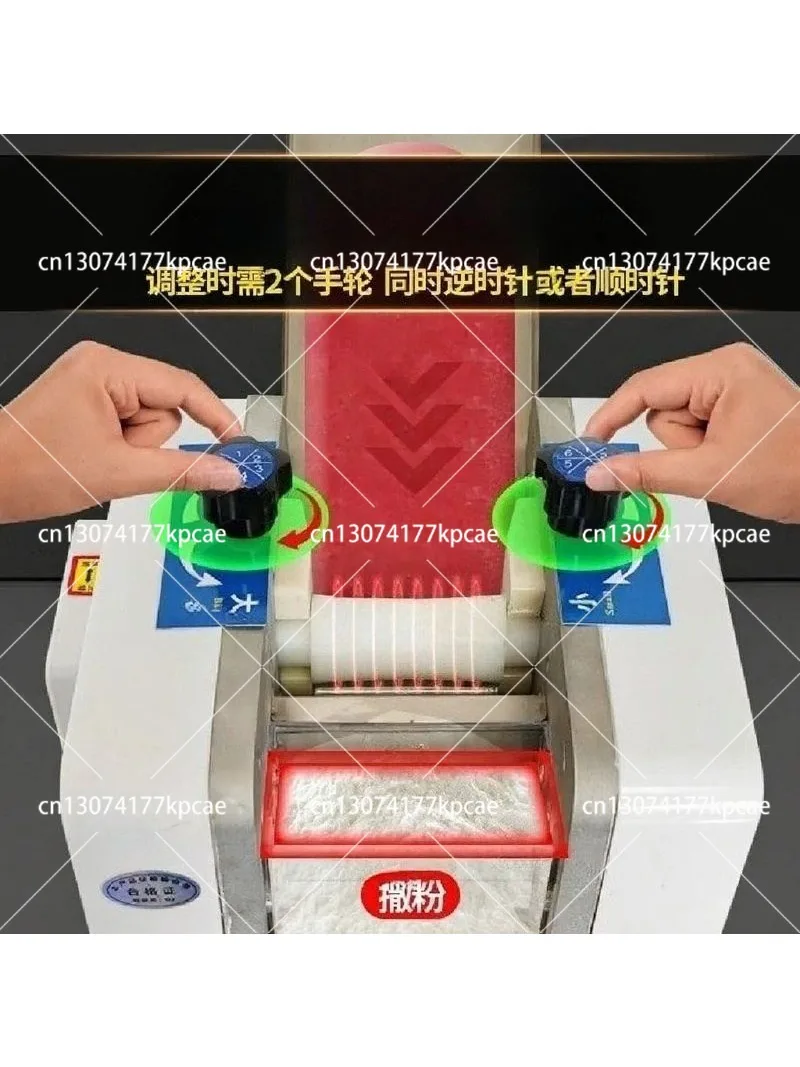 Small Fully Automatic Dough Rolling Machine New Electric Commercial Wonton Noodle Handmade Imitation Dough Rolling Machine