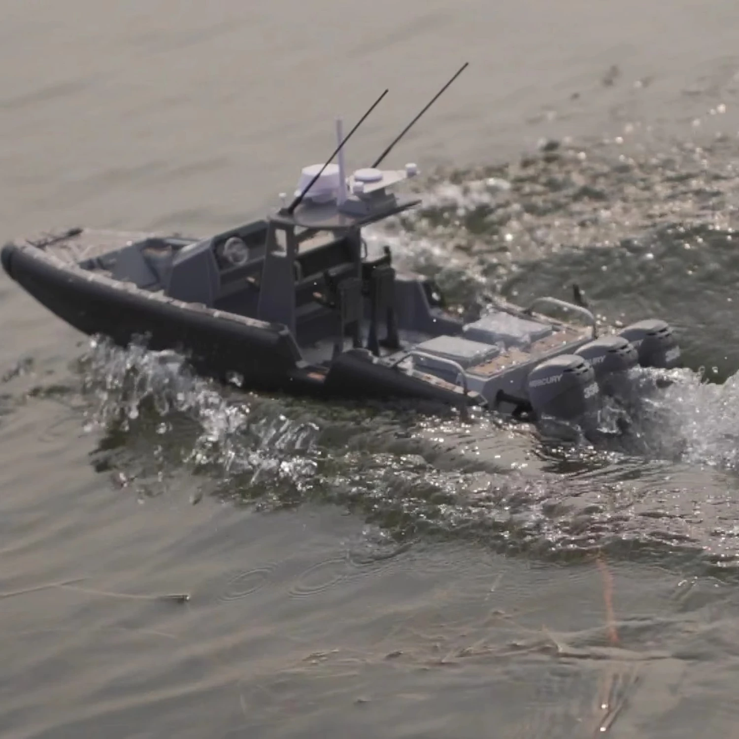 1/14 Polizei Multi Aufgabe RC Interceptor Boot RTR Version 3D Druck Simulation Schiff Modell Erwachsene Universal RC Schiff Modell Spielzeug