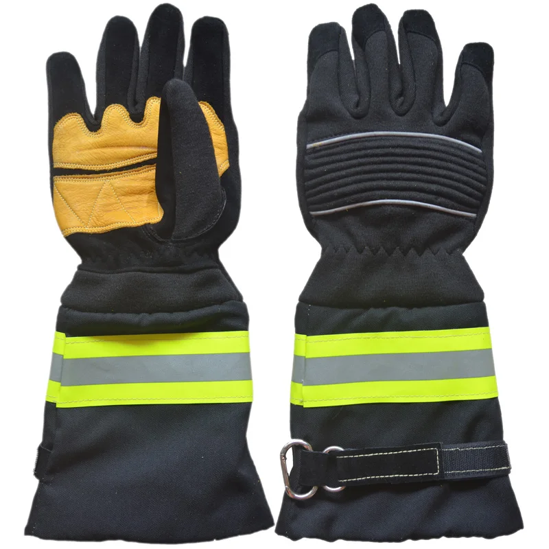 Long Sleeve Heat Resistant Gloves  Fireproof Protection Kevlar Small Unlined  Firefighters Firefighting