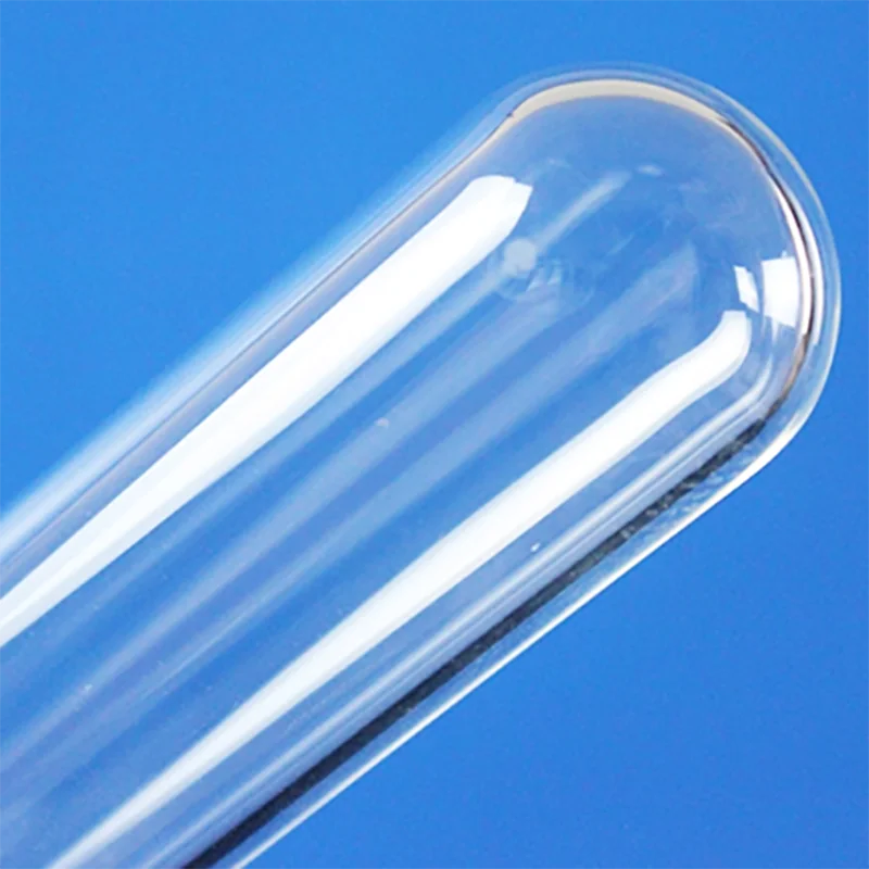 أنبوب اختبار التفاعل الزجاجي أنبوب التفاعل 10 مل 25 مل 50 مل أنبوب اختبار درجة الحرارة العالية للجدار السميك #2