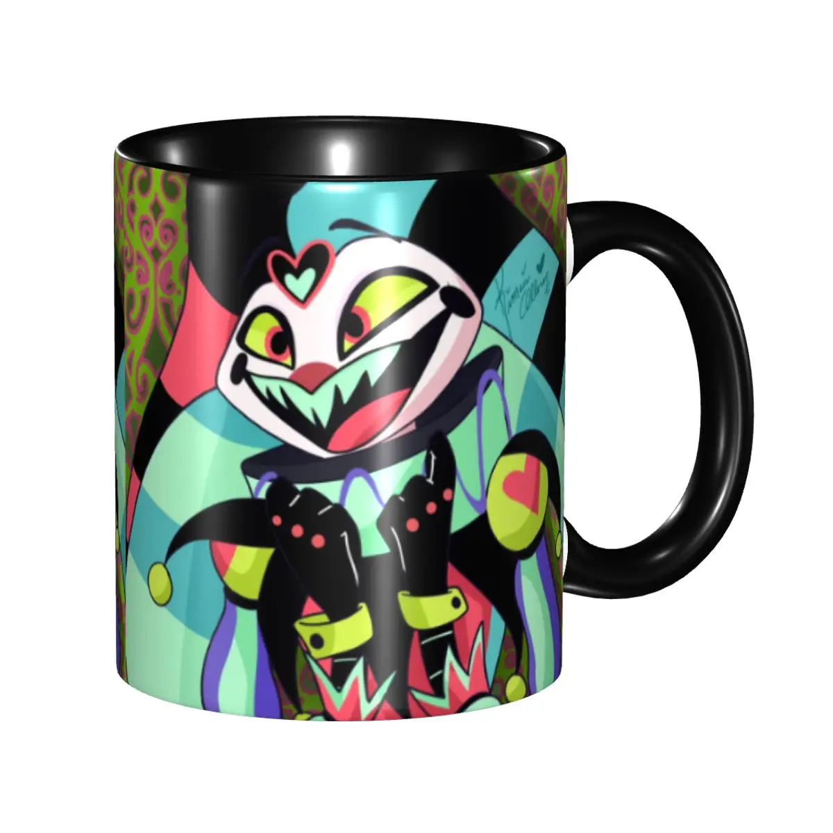 

Fizzaroli Helluva Boss Animated Horror Musical Coffee Mugs DIY Customized Ceramic Tea Milk Mug Cup