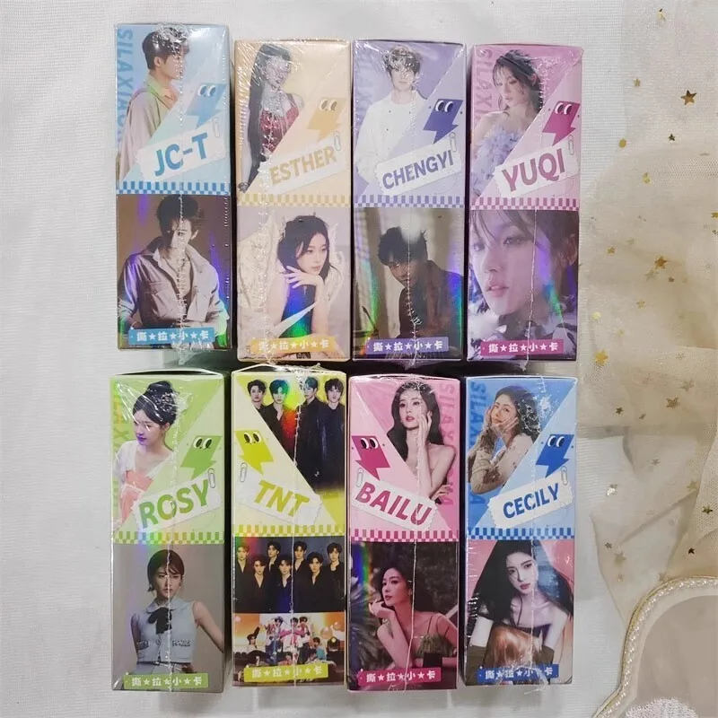 50pcs/set GIDLE Album Tear Small Card Collection LOMO Card Yu Shuxin Esther Kiku Yuqi Photo Card Girl Collection Gift
