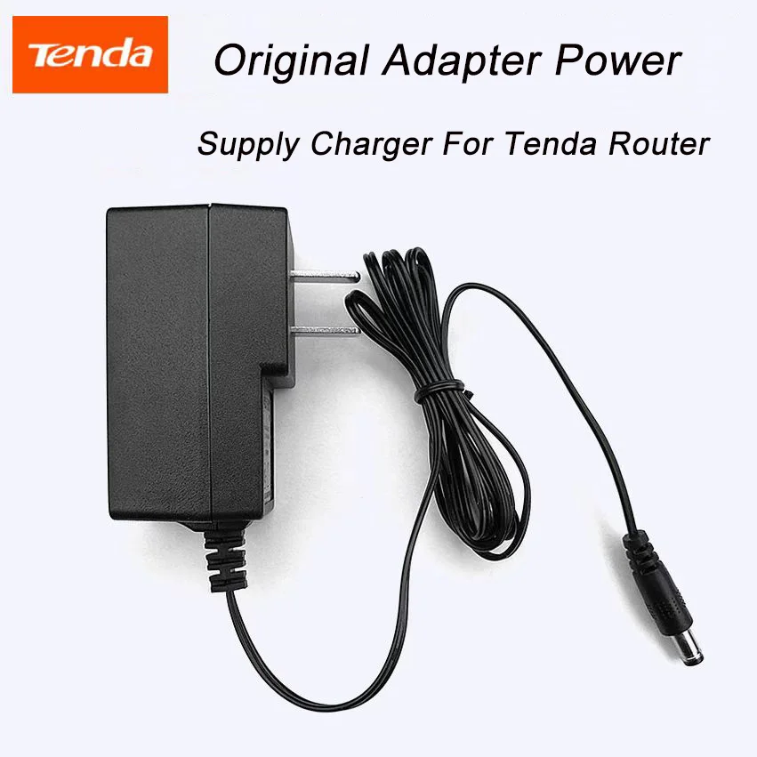 Tenda-Chargeur d'alimentation pour routeur, adaptateur uniquement, alimentation d'origine, 5V, 12V, 0,85 A, 1A, 1,5 A, DC 5.5mm