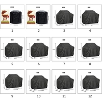 BBQ Cover Outdoor Dust Waterproof Weber Heavy Duty Grill Cover Rain Protective Outdoor Barbecue Cover Round