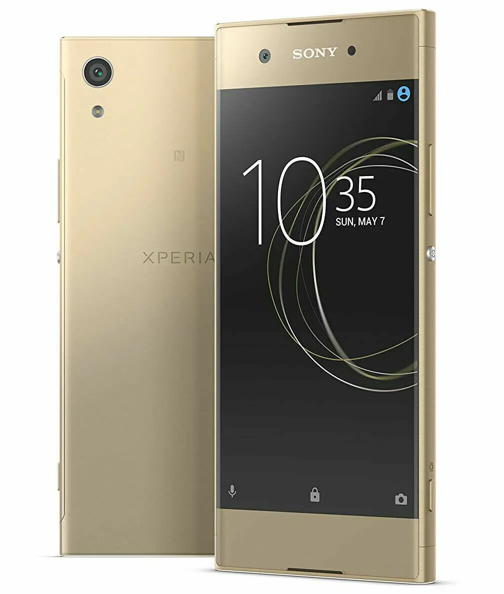 هاتف Sony Xperia XA1 3GB RAM + 32GB ROM بشريحتين فردي/مزدوج 5.0 بوصة أندرويد 23MP 4G LTE هاتف ذكي أصلي GPS WIFI غير مقفول xa1