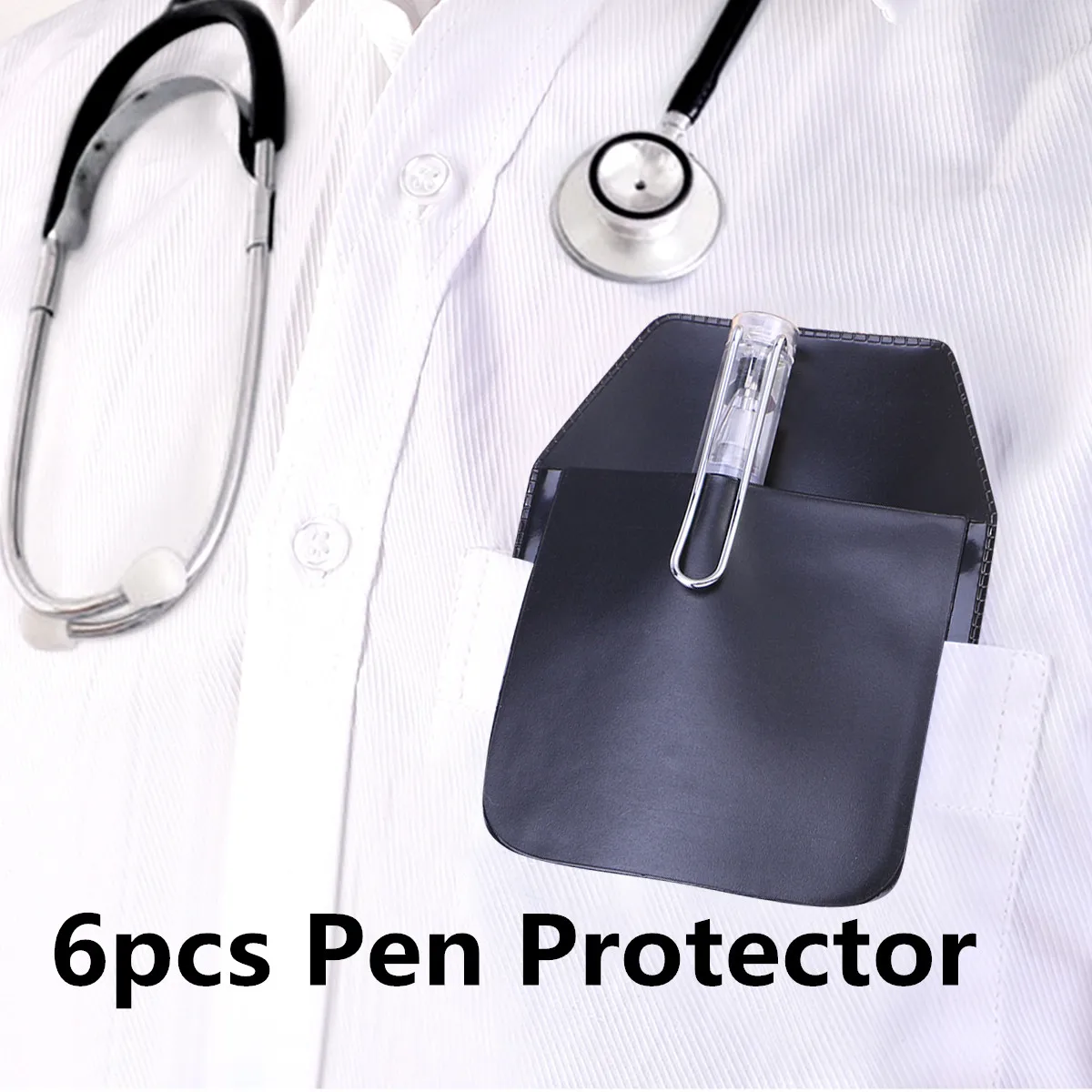 

Trapezoid Pen Protector Bag Set PVC Waterproof Pencil Case for Pens Pencils Cosmetics Cellphone Coin Holder Multi-Use Storage