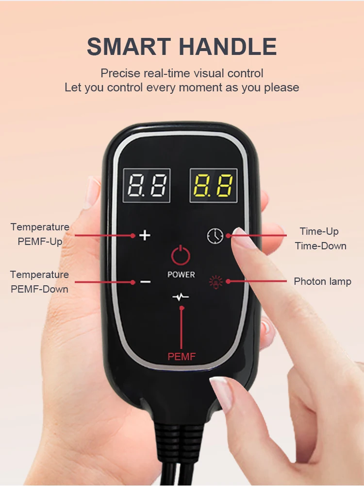 Coussin de chaise en cristal thermique à infrarouge lointain, chauffage de soins de santé, thérapie PEMF, pour assis