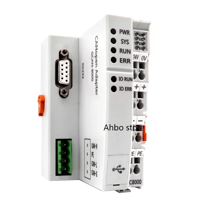 

GCAN-IO-8000 Standard CANopen Adapter PLC Slave Device IO Coupler Modular Design