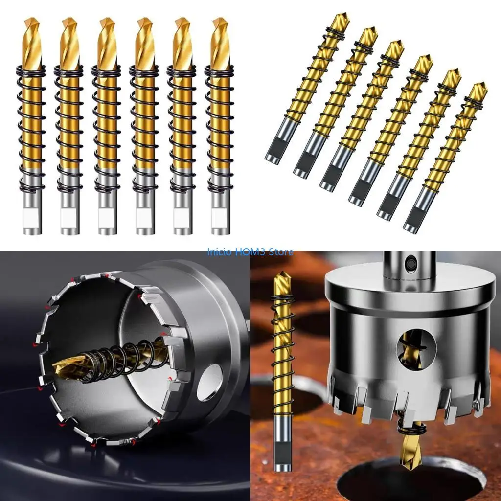 

A5YD 6Pcs/set Drill Bit 6mm Drill Bits Set Drill Bit Serrated Grooving Jagged