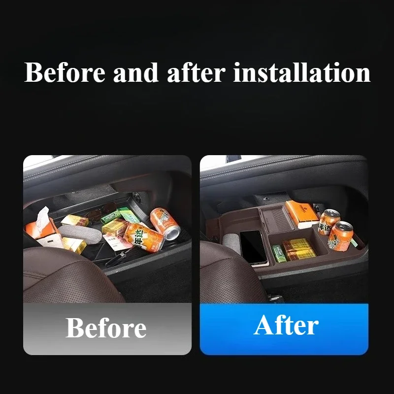 For Toyota Sienna Granvia 2025 Central Control Storage Box Storage Box Senna Silicone Storage Box Car Modifications Accessories