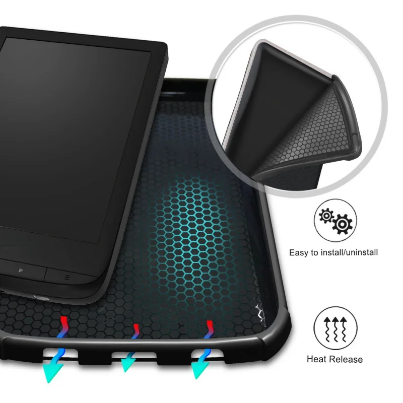 Soft TPU Case for Pocketbook 627/616/632 Touch Lux 5, Flexible E-Reader Cover with Auto Sleep/Wake, Multiple Colors