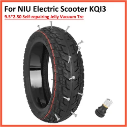 Self-Healing Jelly Vacuum Tyre For NIU Kick Scooter KQi3 Electric Scooter 9.5*2.50 Off-road Tubeless Tire With Valve Wheel Parts