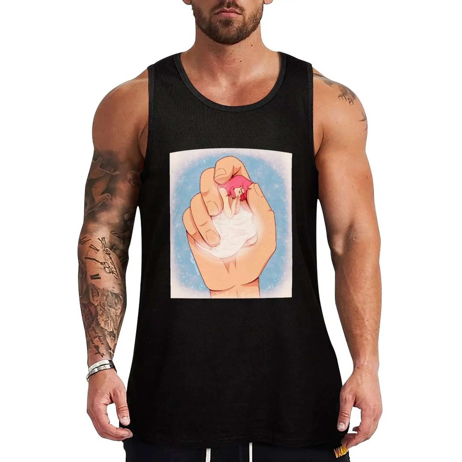 Safe Tank Top Fitness Workout Tank Top Breathable Muscle Fit Shirt