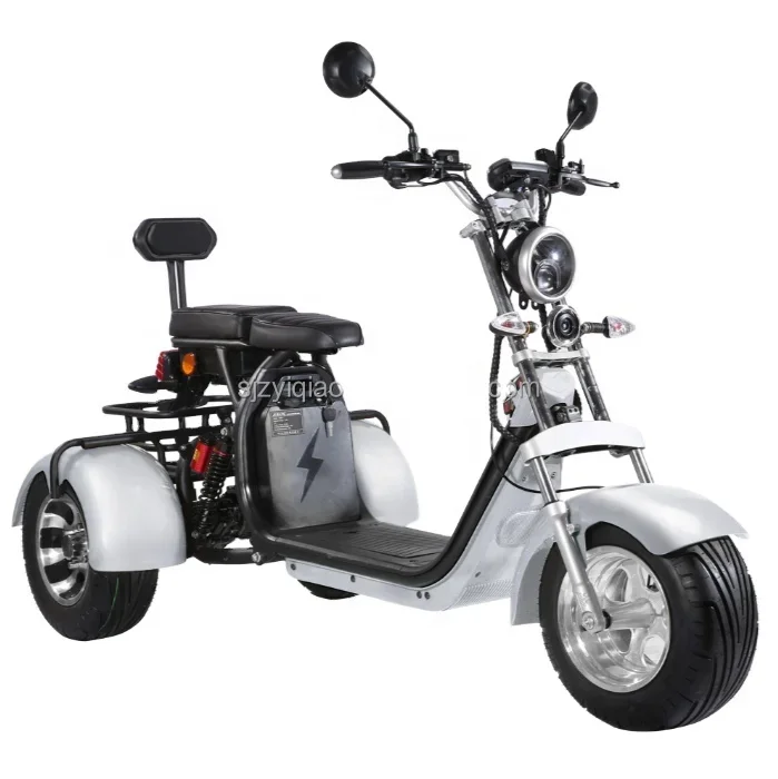 USA Holland Warehouse 3 wheel Fat Tire citycoco Motorcycles EEC COC 2000W 3000W 45KM/H Electric Scooter with  Long Range Battery