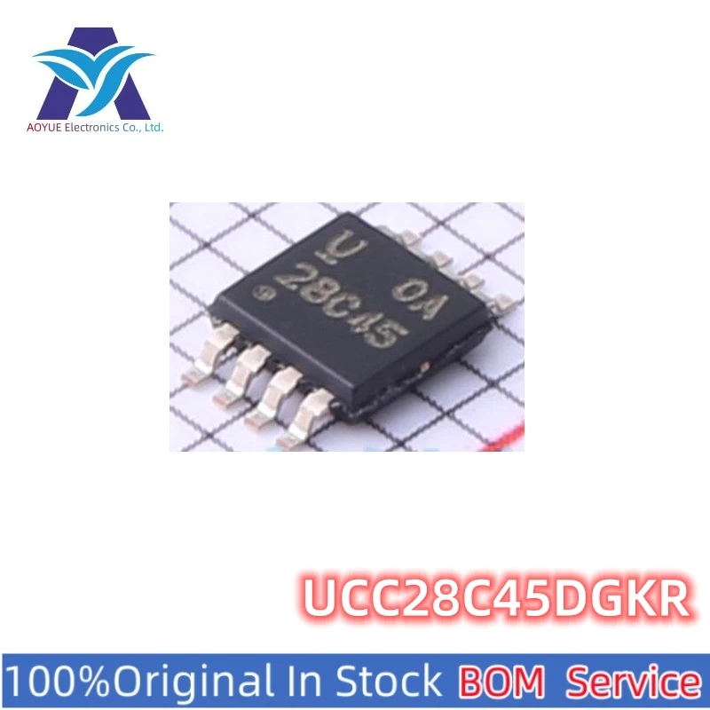 Nieuwe Originele Voorraad Ic Elektronische Componenten Ucc28c45dgkr Code: 28c45 Low Power Current Mode Pwm Controller Regelaar AC-DC Chip