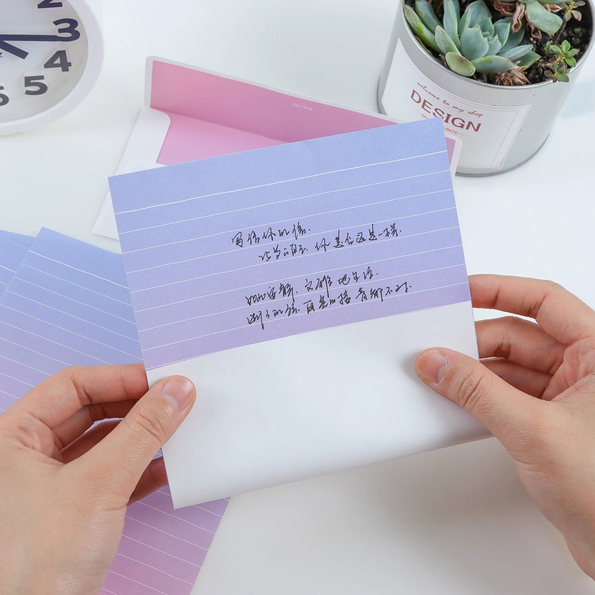 

24 Pcs Envelope Stationery Set Cute Paper Letter Writing Kit Office Colorful Envelopes Coloured